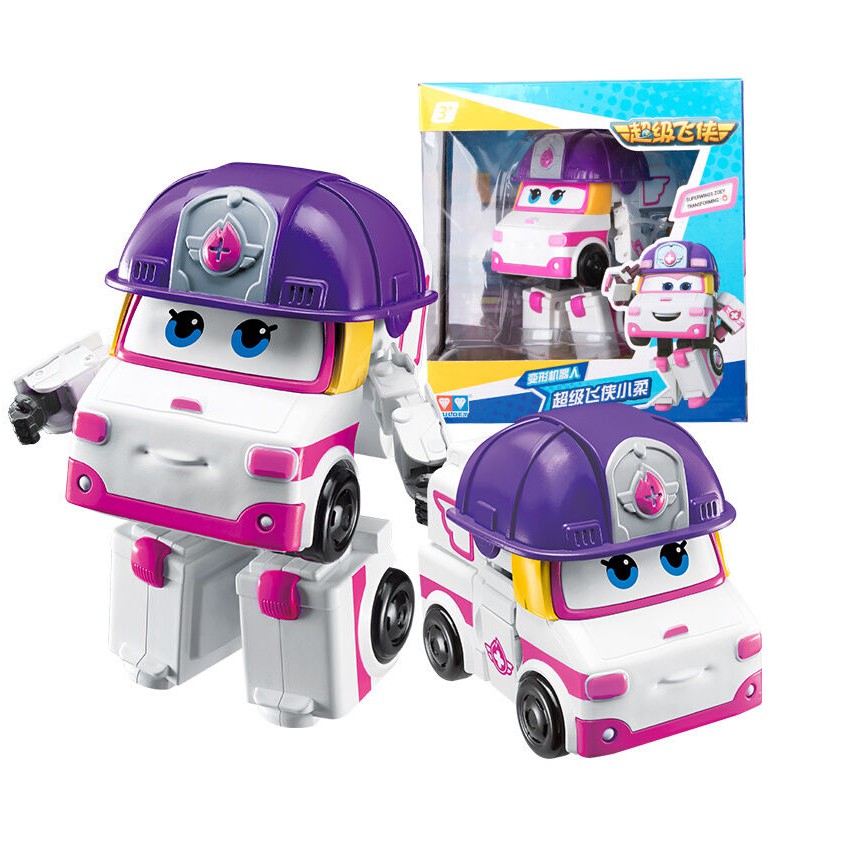 Super wings Zoey Team Cứu Hộ đội bay siêu đẳng Robot Biến Hình Máy Bay Cỡ Lớn MẪU MỚI