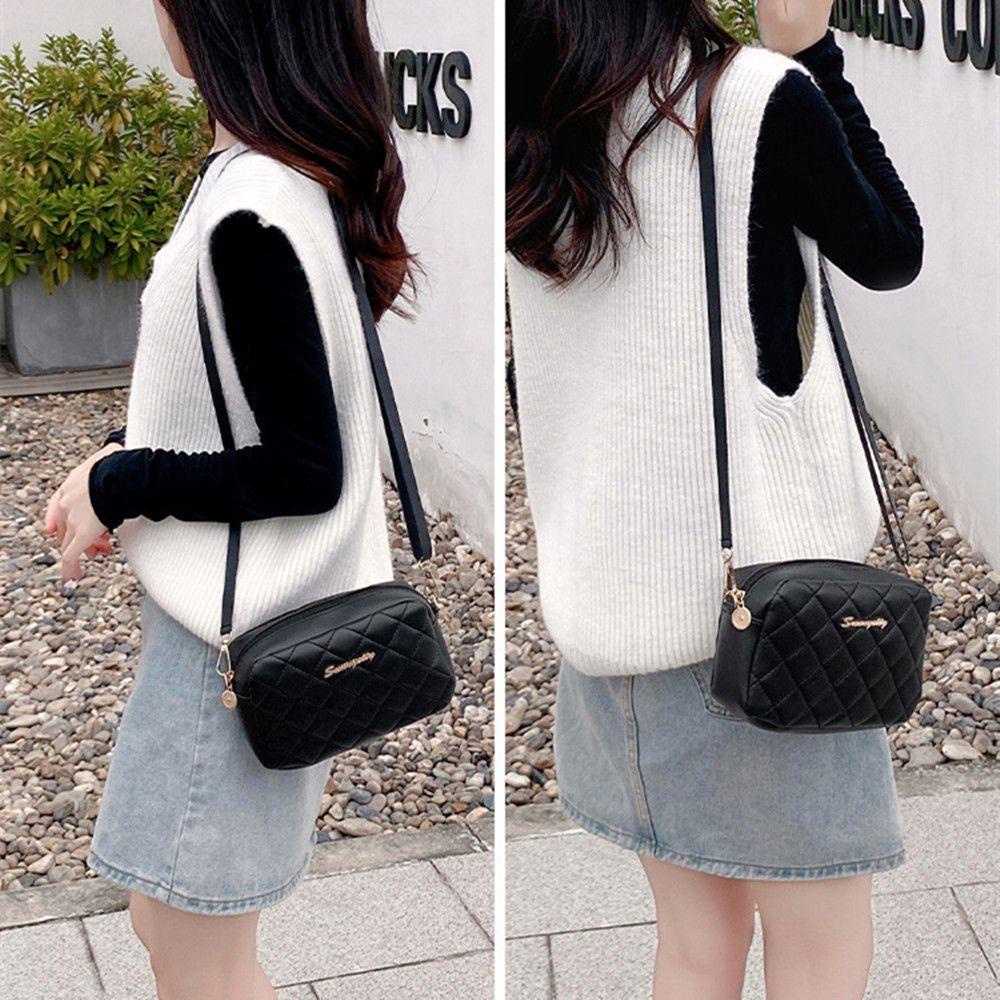 MIHAN1 Túi Đeo Chéo Da PU Thời Trang Cho Nữ