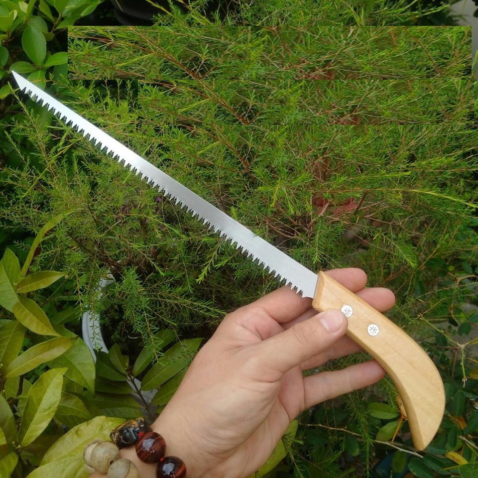 Cưa gỗ cầm tay đa năng dùng trong cây cảnh và sân vườn.