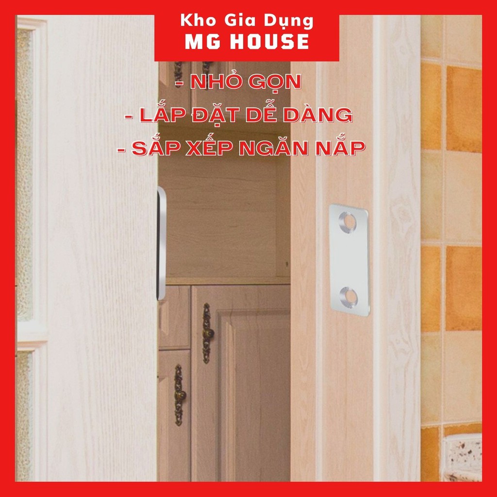 Nam Châm Gắn Cửa Lực Hút Mạnh MG House - Thép Bền Bỉ Độ Bền Cao Dùng Dán Tủ Quần Áo Cửa Ngăn Kéo Tiện Ích