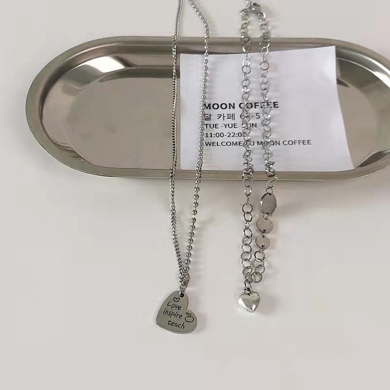 Vòng cổ Hình Trái Tim Phong Cách Hiphop