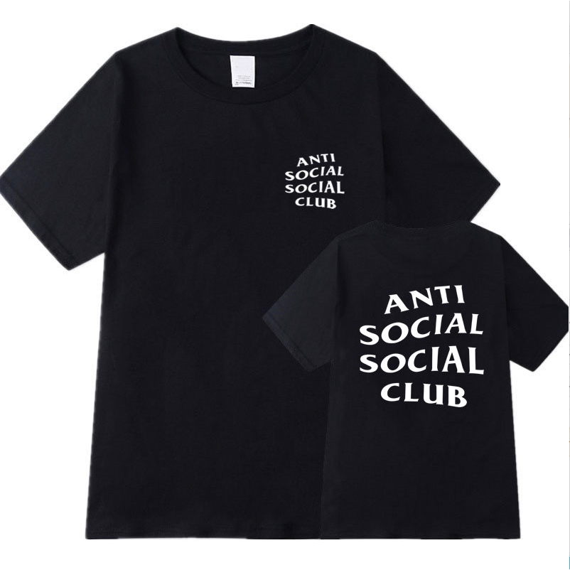 ANTI SOCIAL SOCIAL CLUB Áo Thun Tay Ngắn Thời Trang Dành Cho Nam Và Nữ