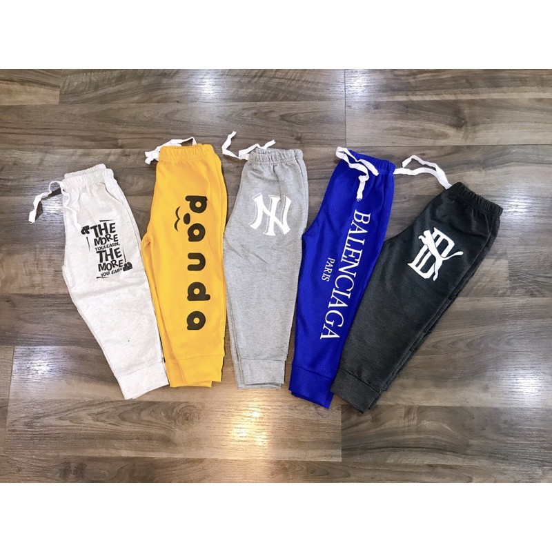 combo 5 quần nỉ bé trai