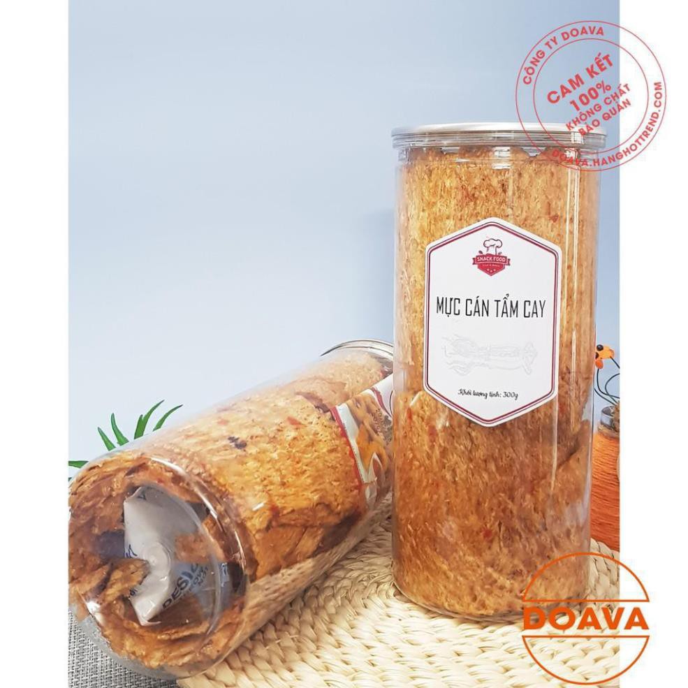 [Handmade]  Khô Mực Cán Tẩm Gia Vị Cay 200g - Mực Khô Cán Tẩm Gia Vị Chuẩn Chất Lượng An Toàn Vệ Sinh - DAV015 | BigBuy360 - bigbuy360.vn