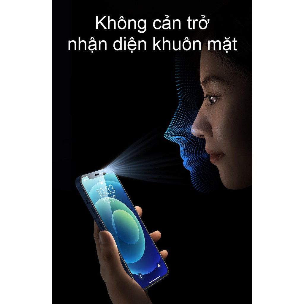 Miếng dán kính cường lực ánh sáng xanh iPhone 12mini/12ProMax SP158 SP159 SP161