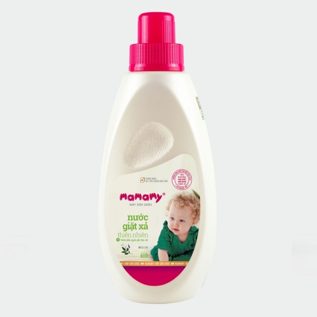 Nước giặt xả thiên nhiên Mamamy 800ml