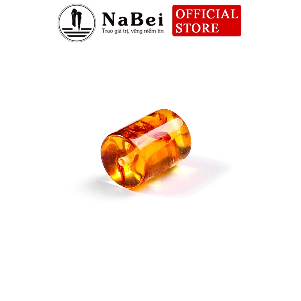 Charm Lu Thống Hổ Phách Tự Nhiên Mix Vòng Tay Cho Nam Nữ NB99 - Phong Thuỷ NaBei Store