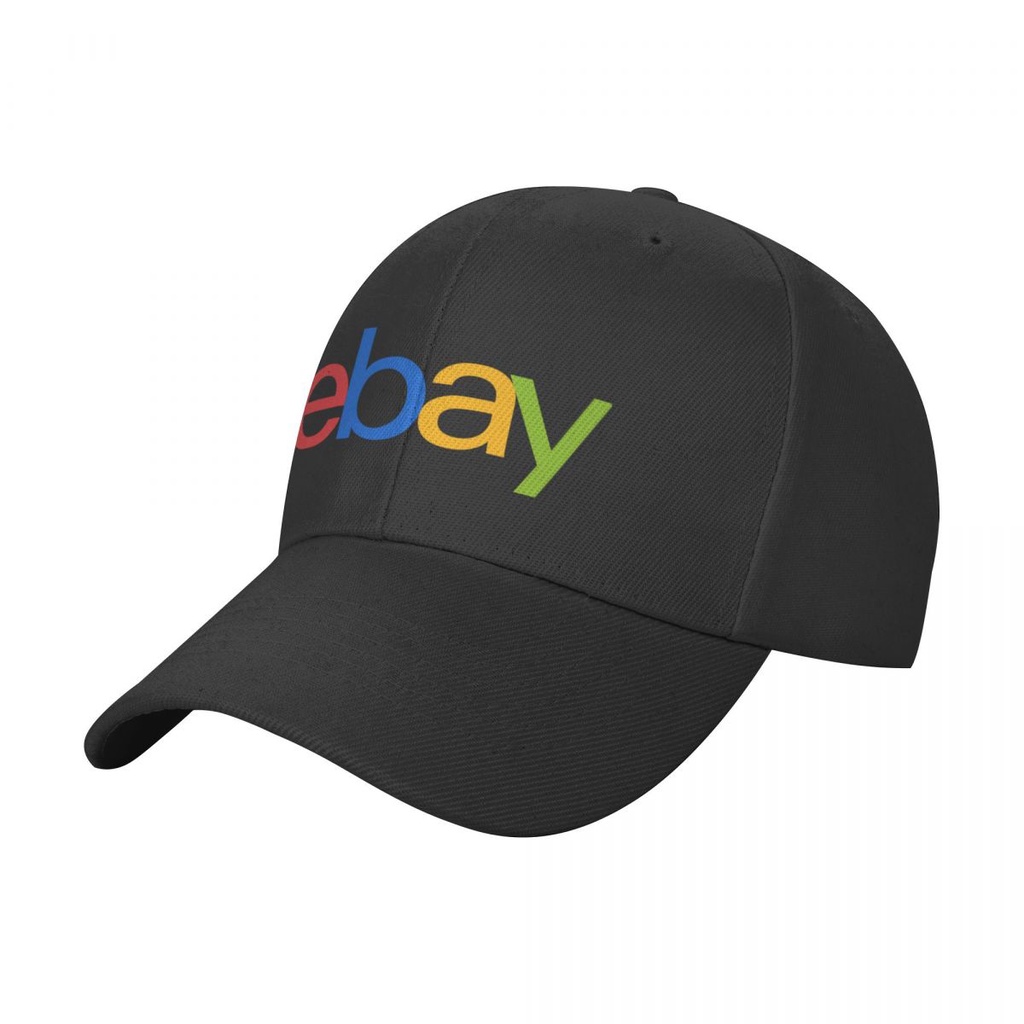 EBay Logo Mũ Màu Trơn Mũ Bóng Chày Cong Vành Mũ Nam Nữ Cùng Phong Cách Thể Thao Ngoài Trời Mũ Chống 