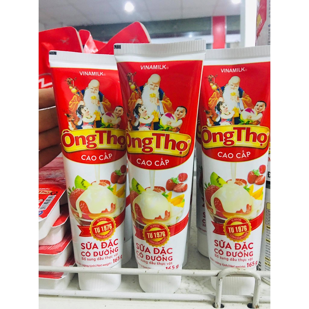 SỮA ĐĂC ÔNG THỌ TUÝP 165GR SIÊU TIỆN LỢI Thời Tr Sieuthitoanngoc