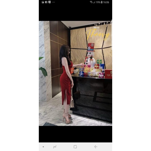 [ HÀNG HOT ] ĐẦM NHUNG ÔM BODY CỰC ĐỈNH, CỰC QUYẾN RŨ, DÀNH CHO CÁC DỊP LỄ/ TẾT, SIÊU TRANG TRỌNG UP SHOP HHP