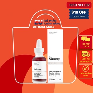 Tinh chất serum the ordinary aha 30% + bha 2% peeling solution