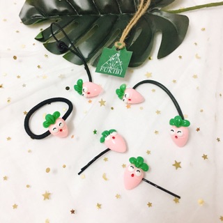 [HÀNG ĐƯỢC GỬI ĐI TRONG 24H] KẸP TĂM, CỘT TÓC CÀ RỐT CUTE