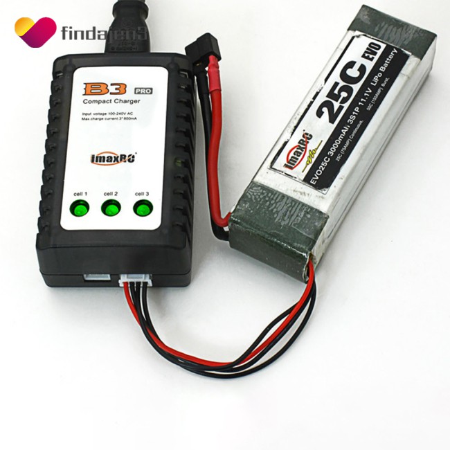 ⭐RC TOY B3 LiPo 10W Simple Balance Charger 2s-3s Lithium Battery 7.4v 11.1v Pro Compact Charger B3AC