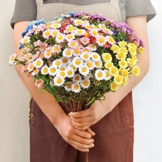 HOA GIẢ_HOA LỤA hoa cúc Tana xốp đẹp tự nhiên giống thật