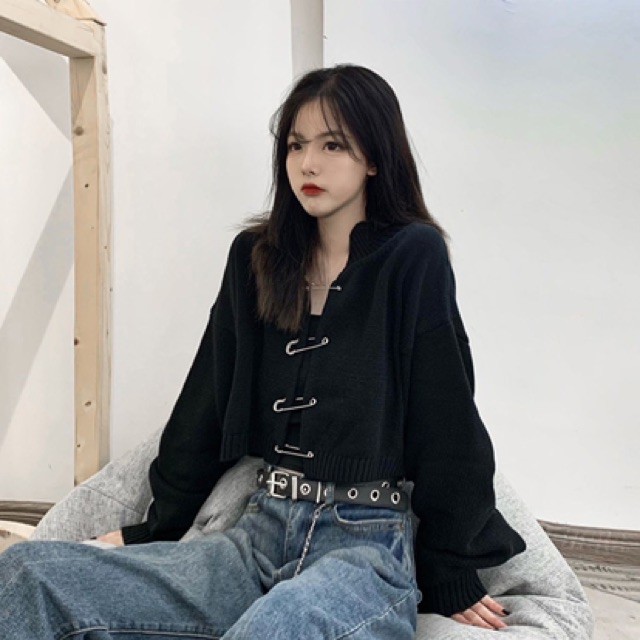 Áo khoác croptop phối kim tây HÀNG QUẢNG CHÂU J0017 | BigBuy360 - bigbuy360.vn