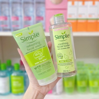 Sữa rửa mặt Simple Kind to Skin Refreshing Facial Wash Gel