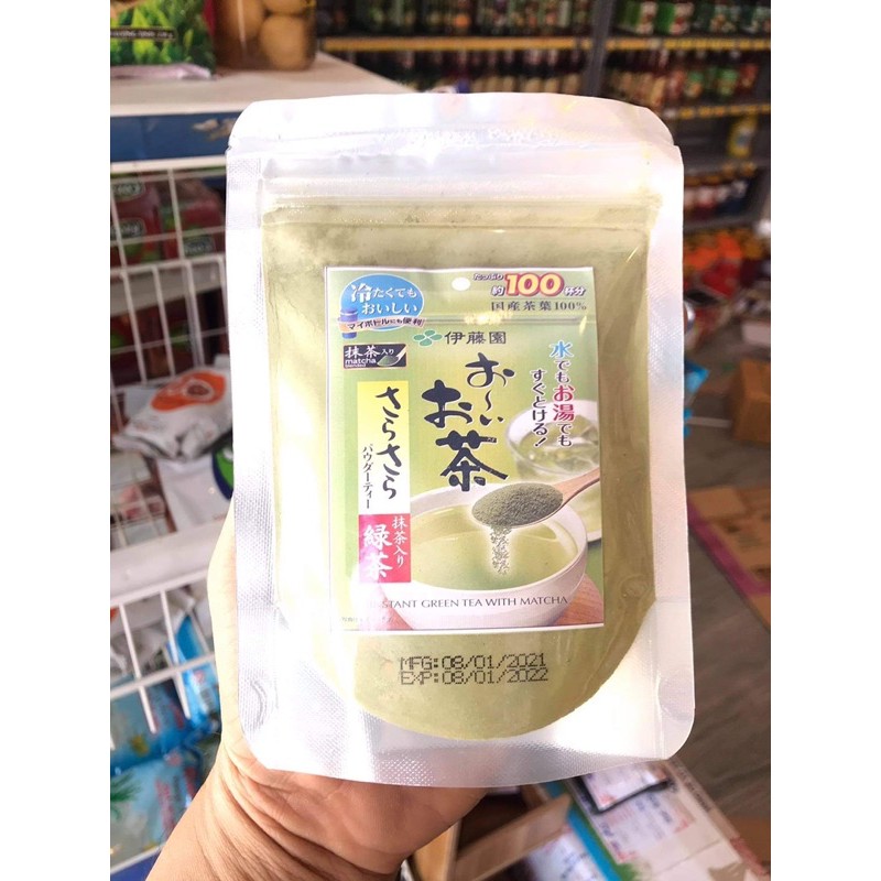 Bột trà xanh matcha nguyên chất Nhật bản - túi 100gr