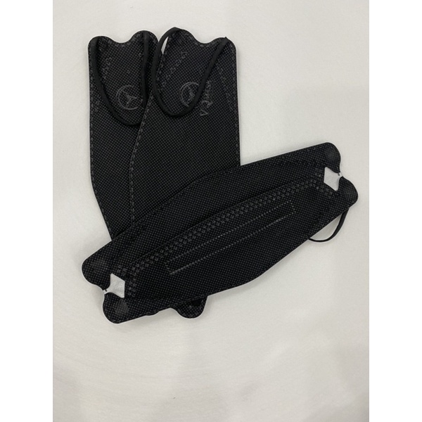 Thùng 300 cái khẩu trang KF94 _ 4D Vinh Quang mask màu Đen