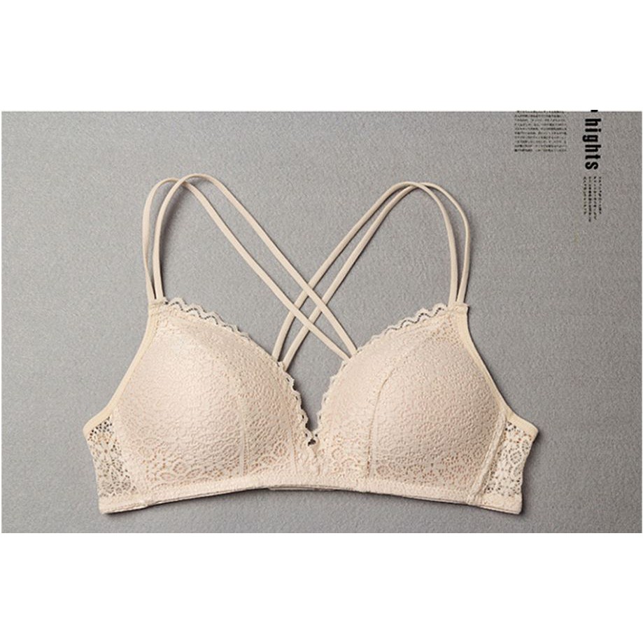 Áo Lót Không Gọng Ren Mút Mỏng 8823