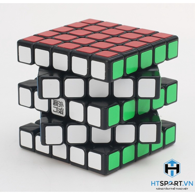 RuBik 5x5, Khối Rubik 5 Tầng Khối Lập Phương Viền Đen, Phát Triễn Trí Tuệ QiYuan CuBe Cao Cấp ( Black )