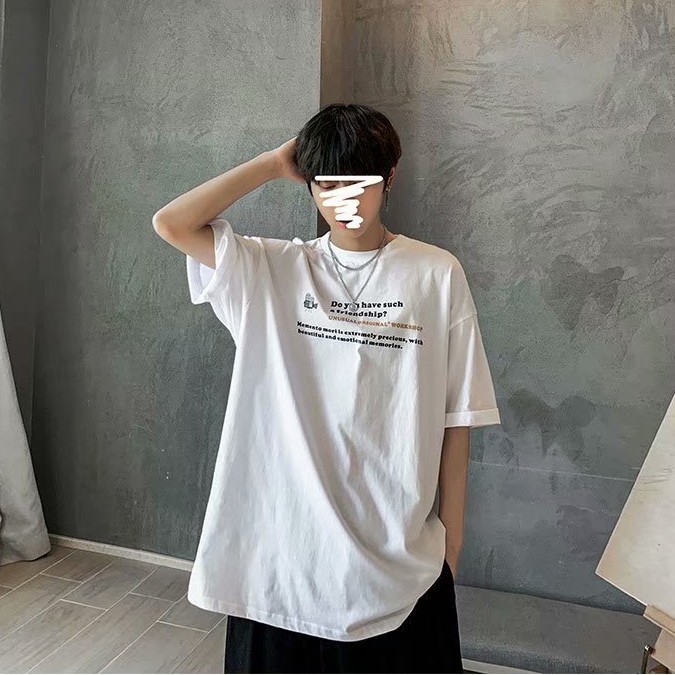 Áo thun ngắn tay dáng rộng in hình tom phong cách hàn quốc dành cho nam và nữ