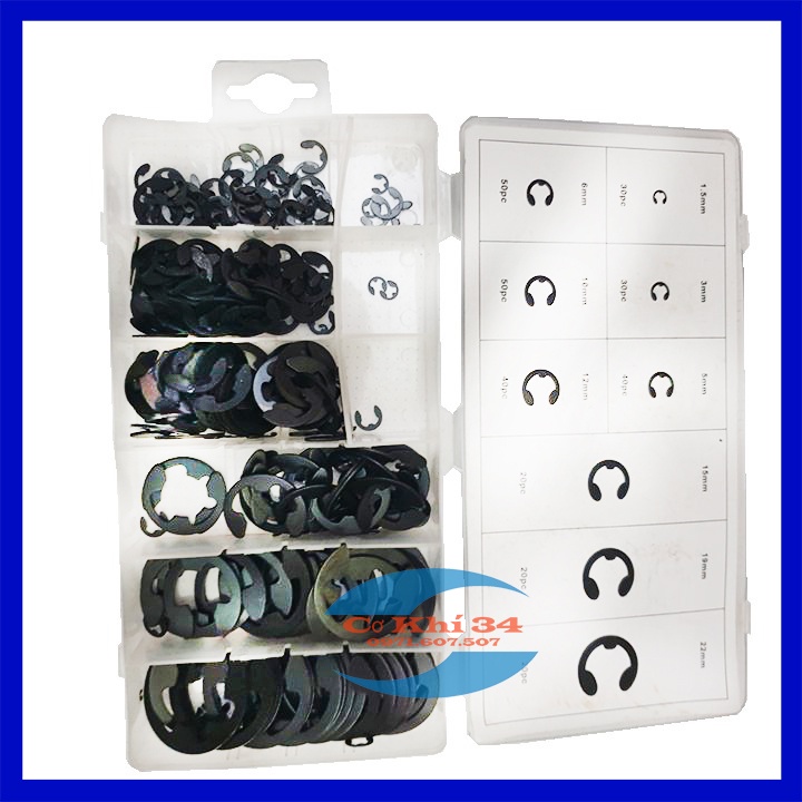 Phanh Phe Chân Trục 300 PC Chữ E - CLIP