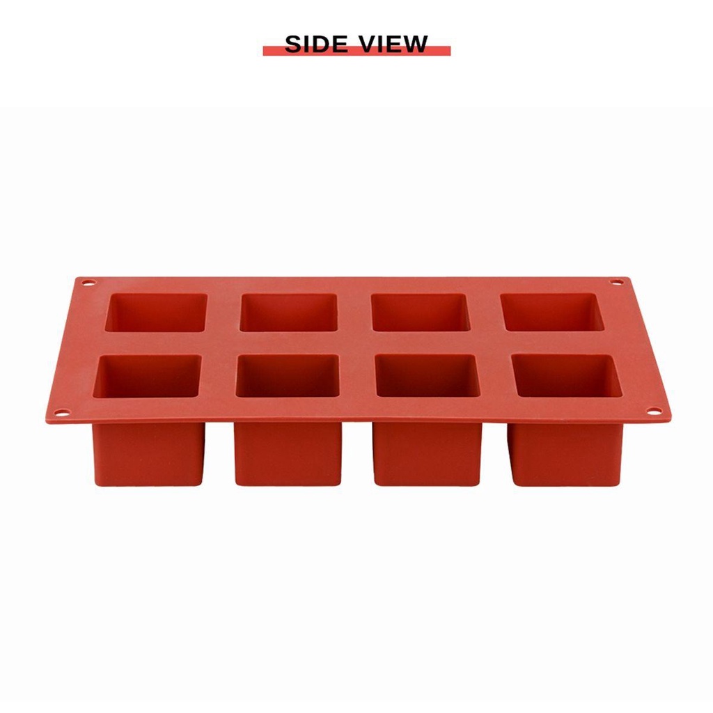 IVORY Khuôn Làm Đá / Xà Phòng / Bánh Tráng Miệng / Mousse Hình Vuông Tiện Dụng