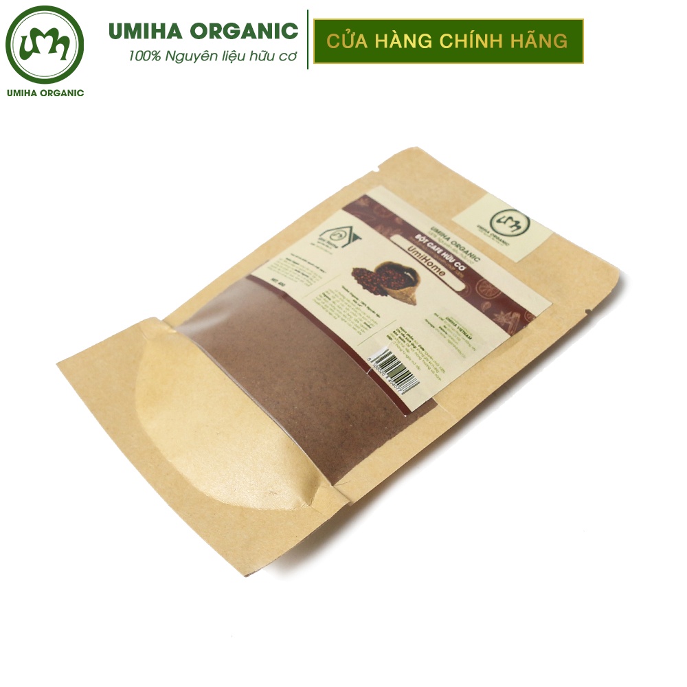 Bột Cà Phê dưỡng trắng da hữu cơ UMIHA nguyên chất 40G | Coffee Powder 100% Organic