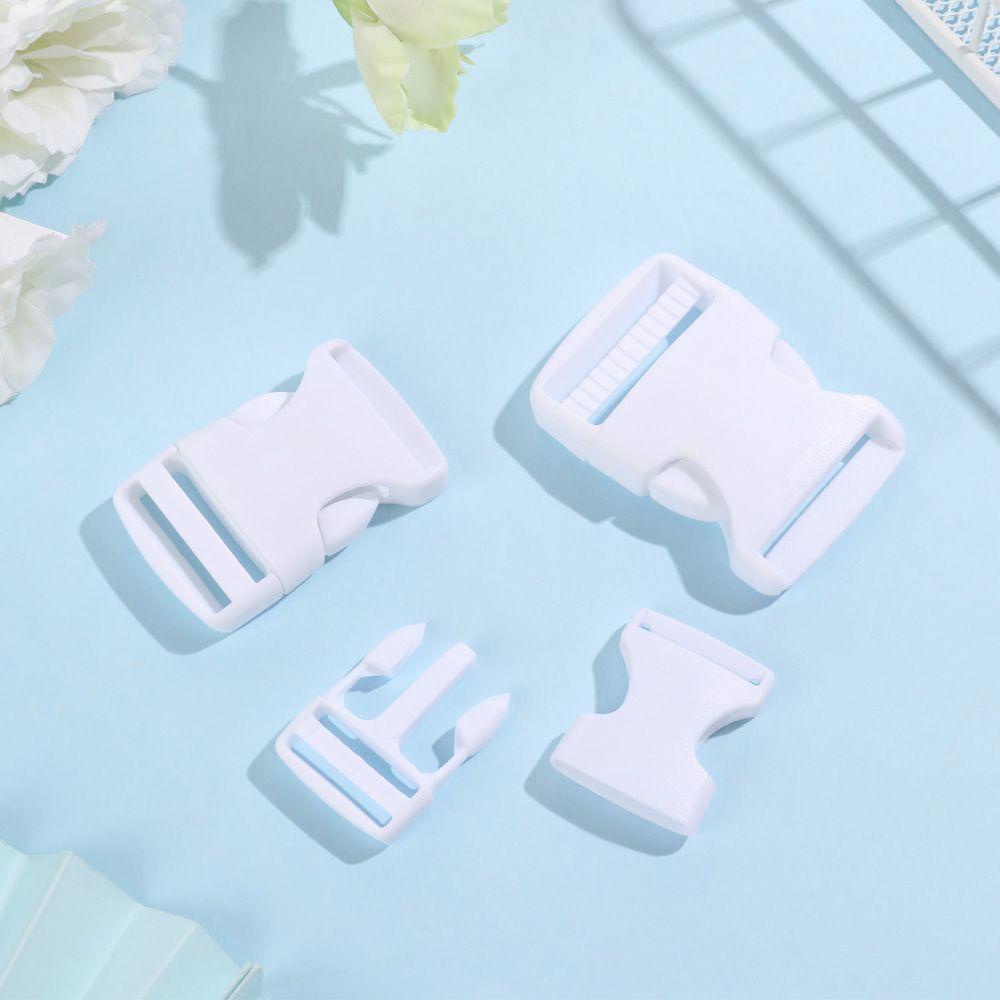 Set 2 / 5 / 10 / 20 / 30 Khóa Cài Bằng Nhựa Màu Trắng Cho Dây Đeo Túi Xách