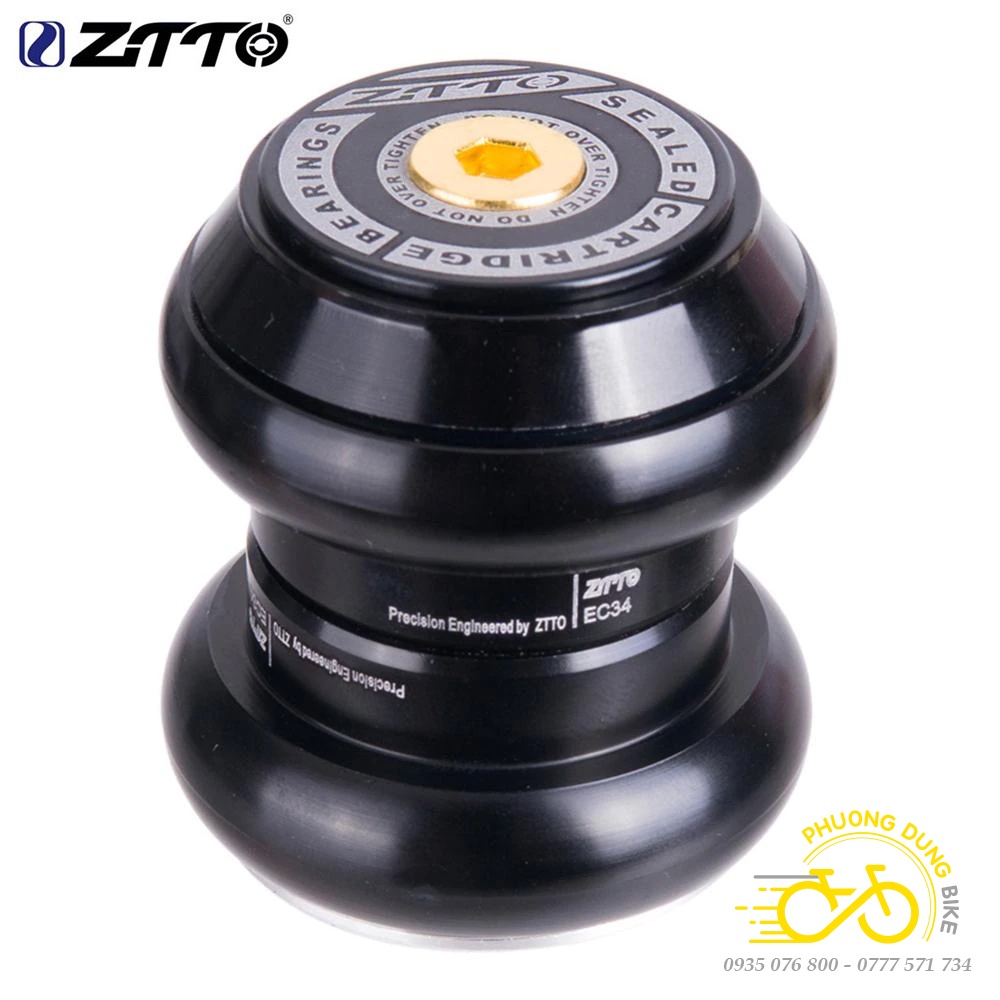 Chén cổ bát phốt thả bạc đạn xe đạp ZiTTO 34mm