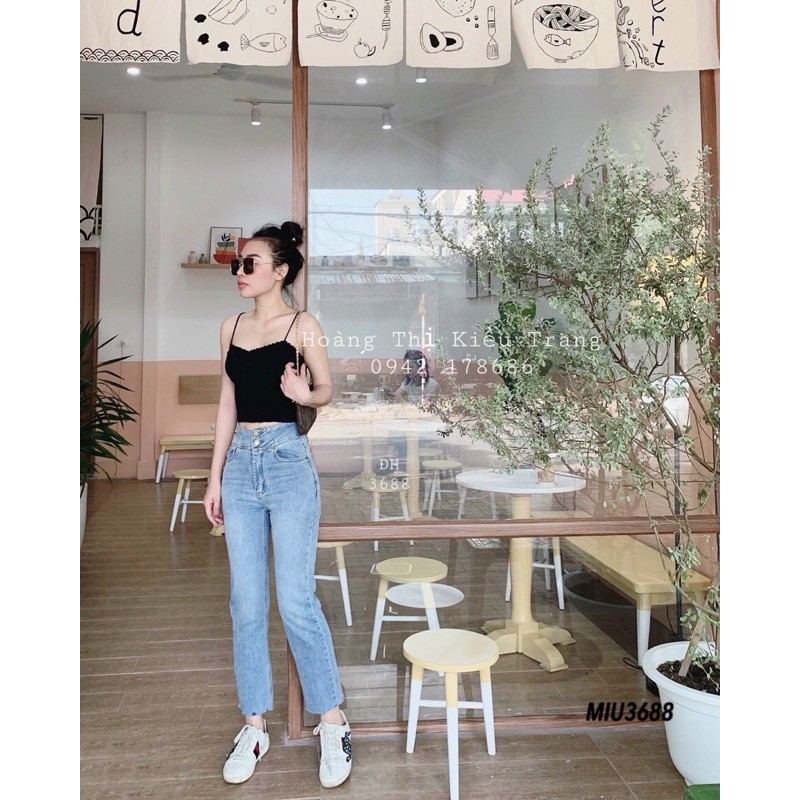 quần jeans ống đứng mã 3688 hàng qc LOẠI 1 mác hồng