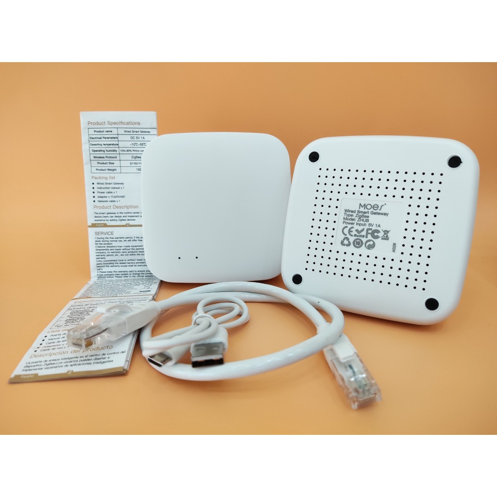 Cổng Thông Minh Tuya ZigBee Có Dây hiệu MOES