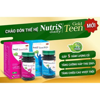 NUTRDAILY TEEN GIRL GOLD/ TEEN BOY GOLD 2020 Mua4 tặng 1