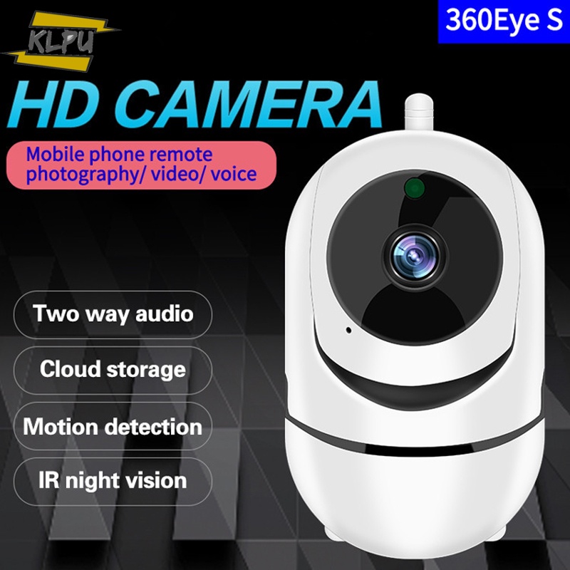 Webcam Thông Minh Không Dây Kết Nối Wifi Có Độ Phân Giải Cao Xoay Tự Động