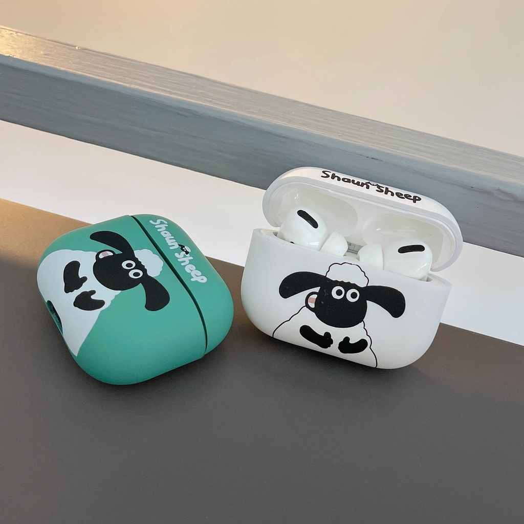 Vỏ Bảo Vệ Hộp Sạc Tai Nghe AirPods3 AirPods3 Pro 2Gen Họa Tiết Chú Cừu Shaun Dễ Thương Ốp