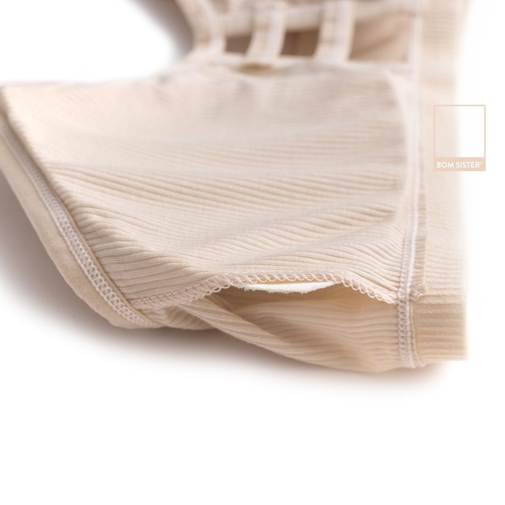 Áo lót thể thao không gọng mút mỏng màu trơn mút tháo rời được nâng ngực tự nhiên BOM SISTER BR4006 | BigBuy360 - bigbuy360.vn