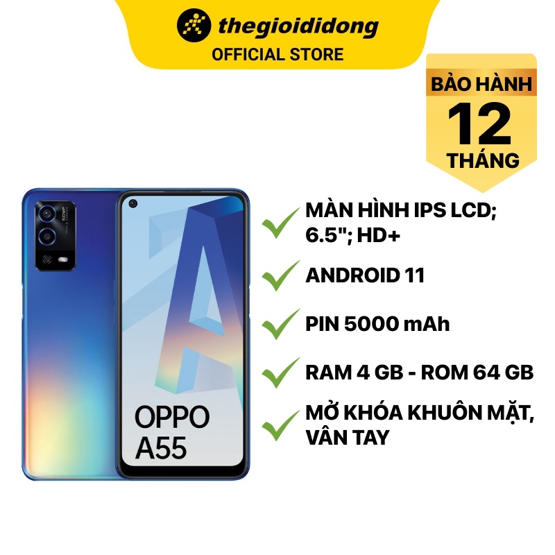 Điện thoại OPPO A55 (4GB/64GB)