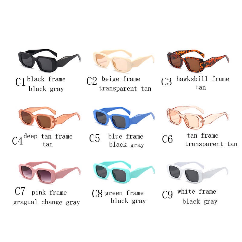 Kính Mát Gọng Vuông Chống Tia UV400 Thời Trang Dành Cho Nữ