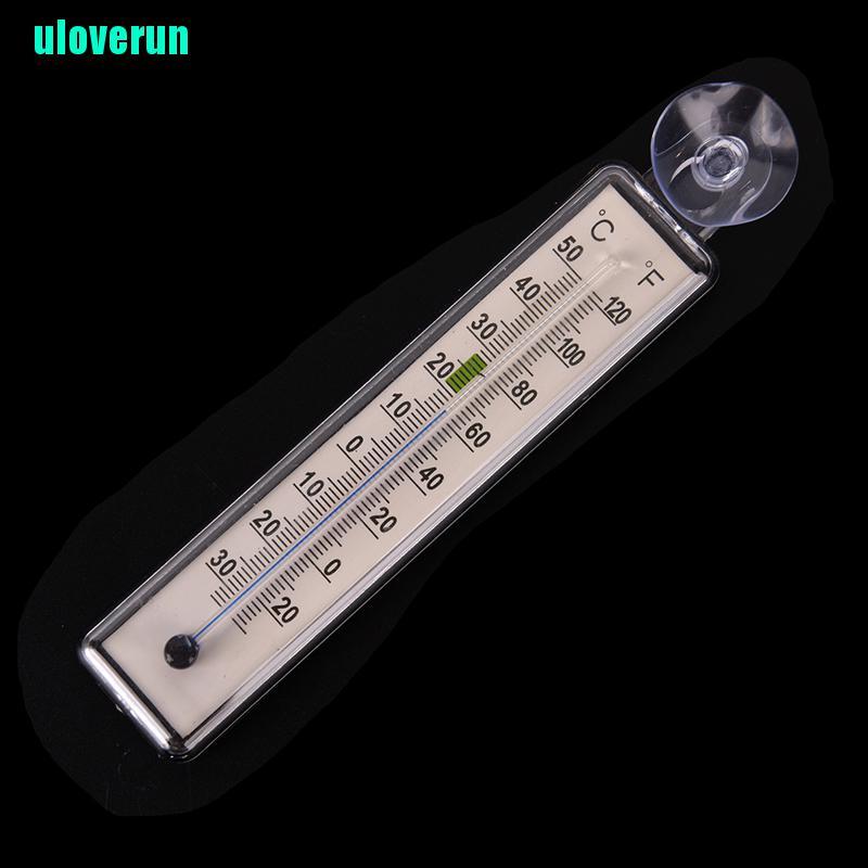 Uloverun Đồng Hồ Đo Nhiệt Độ Nước Bể Cá Bằng Kính