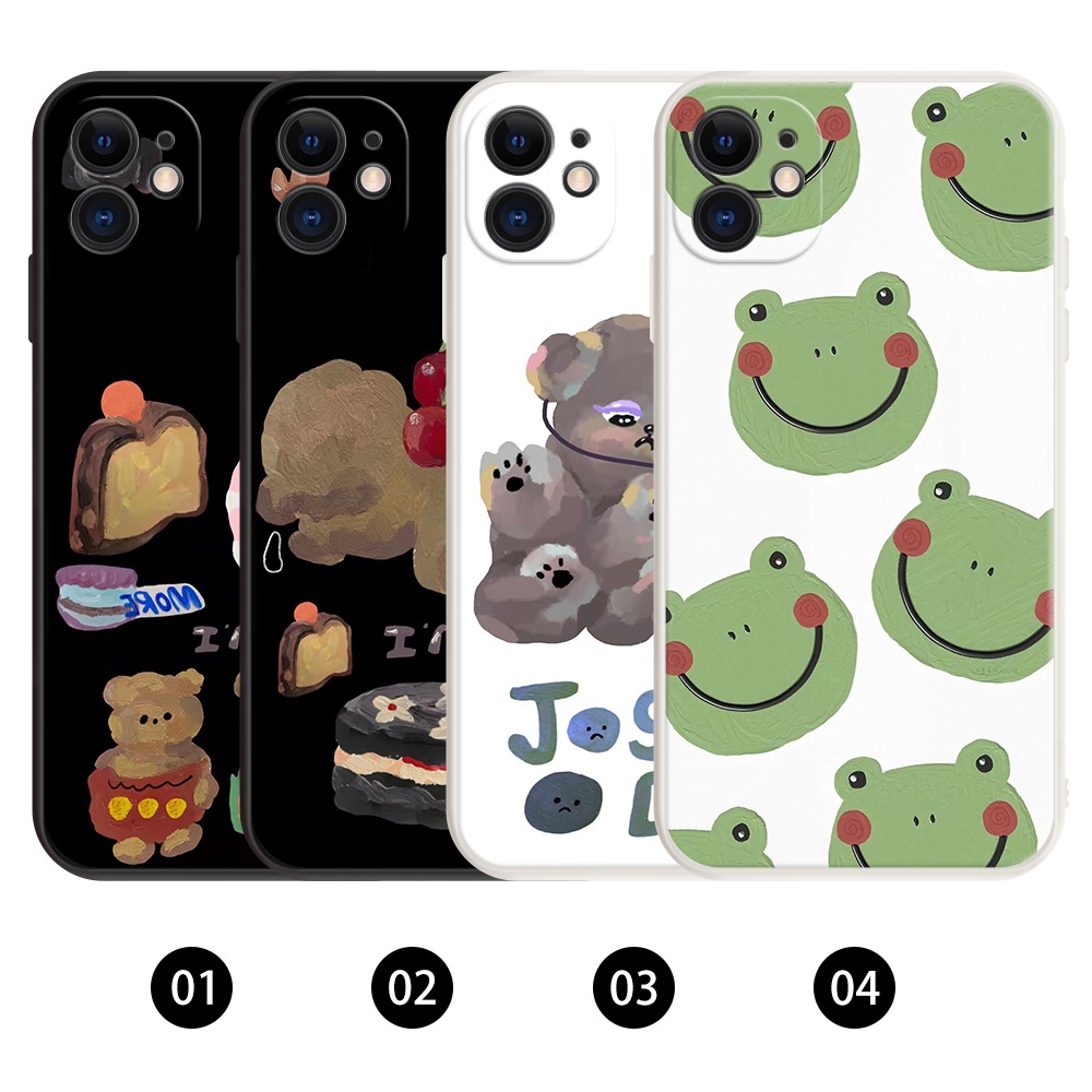 Vỏ Bao Da Điện Thoại Cho tecno spark 6 go spark 6 air tecno spark 7 pro tecno camon 17 pro 17p infinix note 11 pro note 10 pro Ốp #H206 Hình Dán Trang Trí Xe Hơi Hình Chú Ếch Dễ Thương