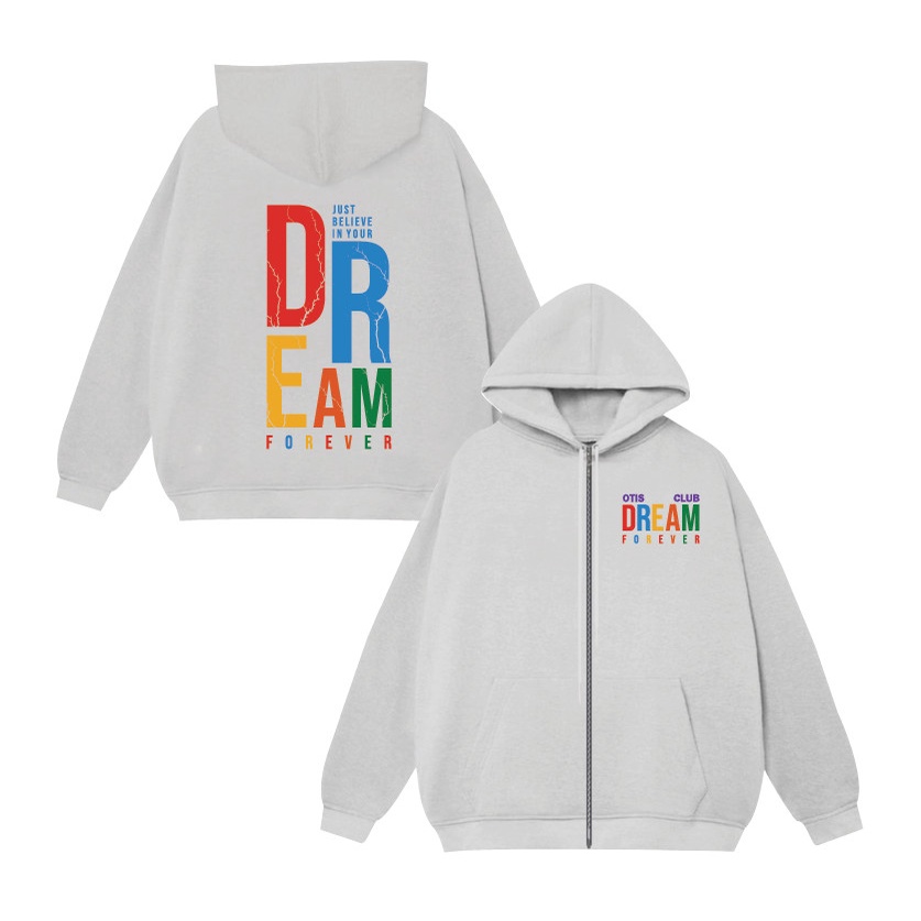 Áo khoác hoodie zip unisex local brand Otis Club - Hoodie zip kéo dream