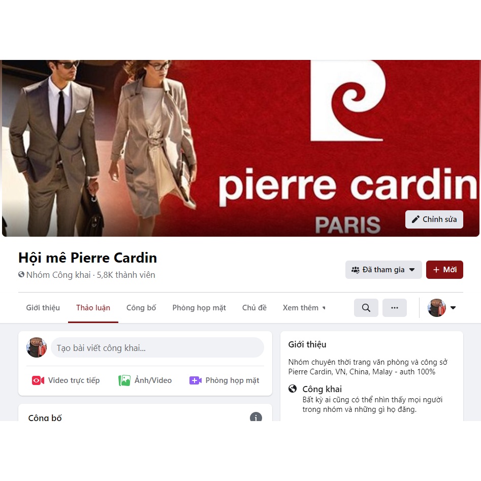 Polo Pierre Cardin polyester mềm mịn. thoáng mát