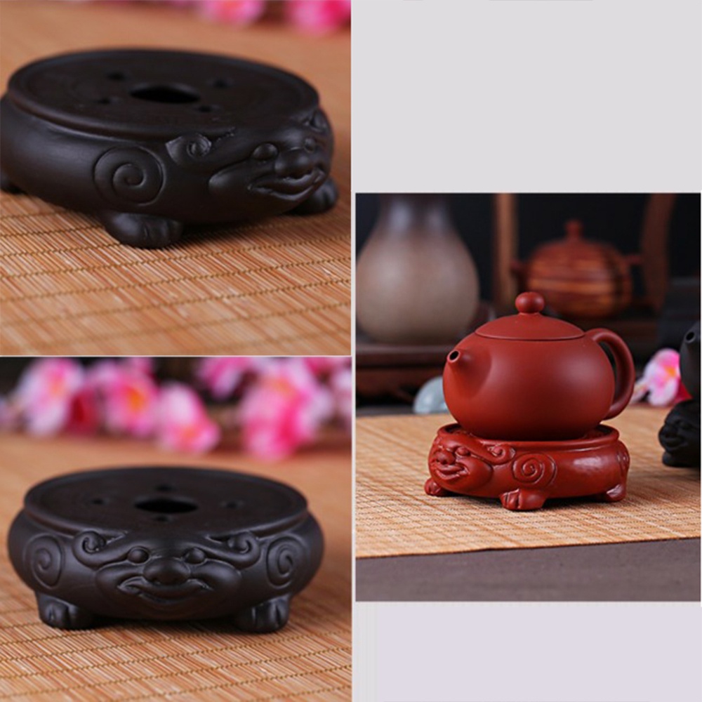 Đế Trâu lót ấm, đế để ấm trà tích thủy gốm sứ