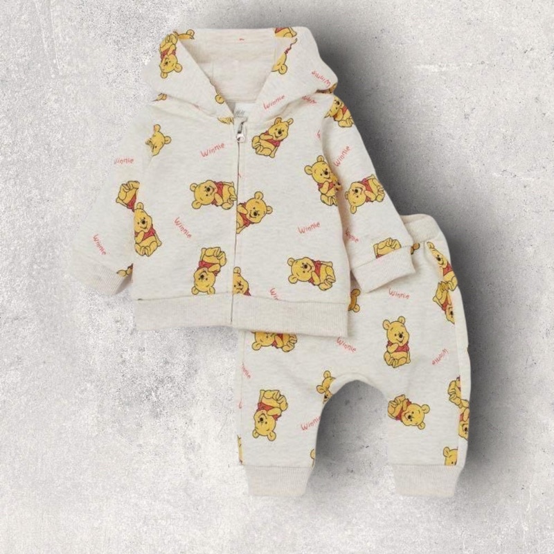 Bộ Áo Khoác Kèm Quần Gấu Pooh Dư Xịn