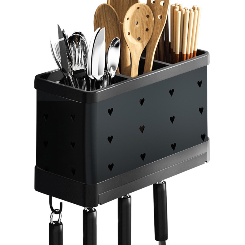 Giá Đỡ Hong Khô Chén Dĩa Bằng Bạc Có Móc Treo Cho Nhà Bếp