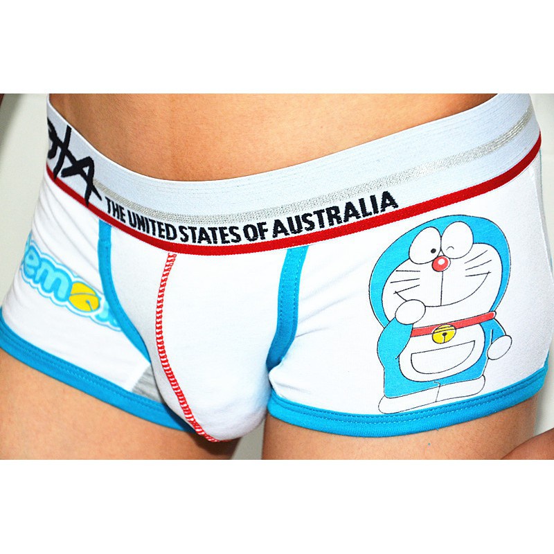Quần lót nam boxer Doraemon cao cấp chất liệu thun cotton , Quần sịp nam Doraemon thun co dãn 4 chiều - 227
