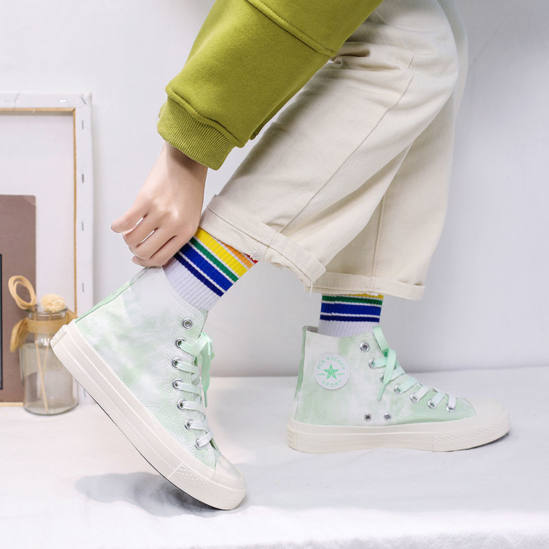 6.6 Giày Thể Thao Cổ Cao Thời Trang Hàn Cho Nữ . | BigBuy360 - bigbuy360.vn