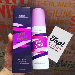 Xịt giữ makeup Tarte Shape Tape Stay Spray Setting Spray