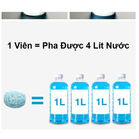 Viên sủi rửa kính ô tô MINH DƯƠNG (YANG) - tẩy sạch kính- siêu sạch