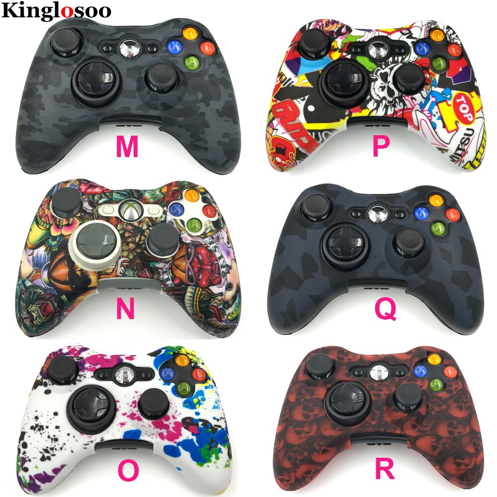 Vỏ silicon bảo vệ cho tay cầm điều khiển chơi game Xbox 360